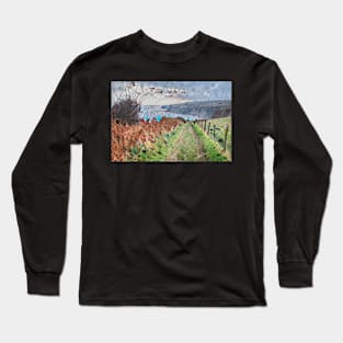 Cleveland Way North Yorkshire Coastline Art Print Long Sleeve T-Shirt